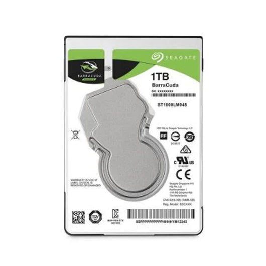 Seagate 1TB 5400 rpm BarraCuda 2.5 Internal Hard Drive.