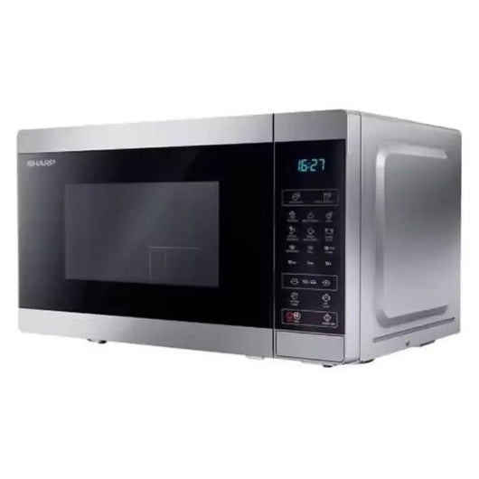 Microwave-SHARP-Grill-25 Liter-900 Watt-8 Menus-Silver-Egypt-2Yrs / R-250MGR-SL2.