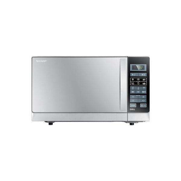 Microwave-SHARP-Grill-25 Liter-900 Watt-6 Menus-Silver-Egypt-2Yrs / R-750MR(S).