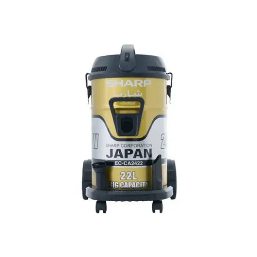 Vacuum Cleaner-SHARP-Pail Can-2400 Watt-Cloth Filter-Gold-China-2Yrs / EC-CA2422-X.