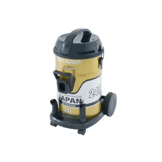 Vacuum Cleaner-SHARP-Pail Can-2400 Watt-Cloth Filter-Gold-China-2Yrs / EC-CA2422-X.