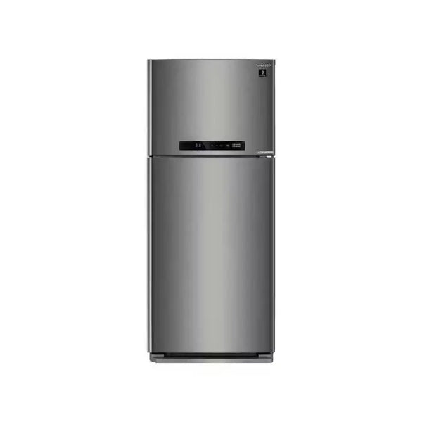 Refrigerator-SHARP-Inverter-Digital-No Frost-450 Liter-2 Doors-Stainless-Egypt-10Yrs  / SJ-PV58G-DST.