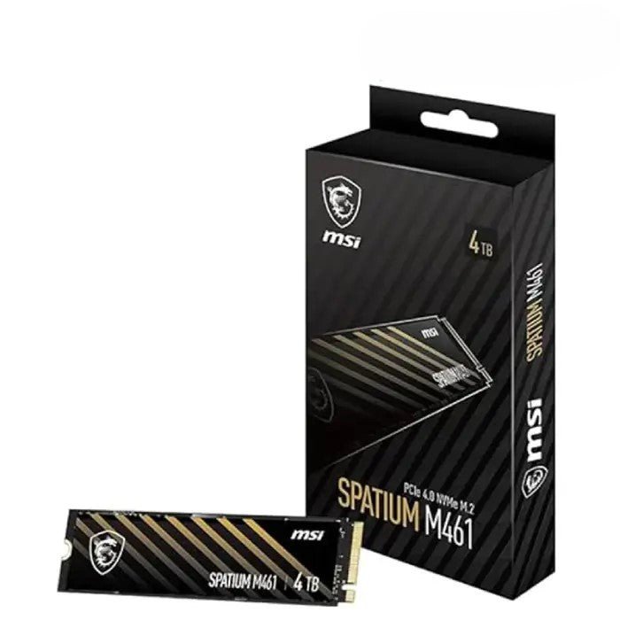 MSI SPATIUM M461 4TB PCIe 4.0 NVMe M.2 SSD | High Capacity – Smart Shop