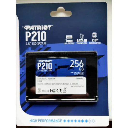 Patriot SSD P210 2.5-inch 256GB SATA III Solid State Drive PSE00096.