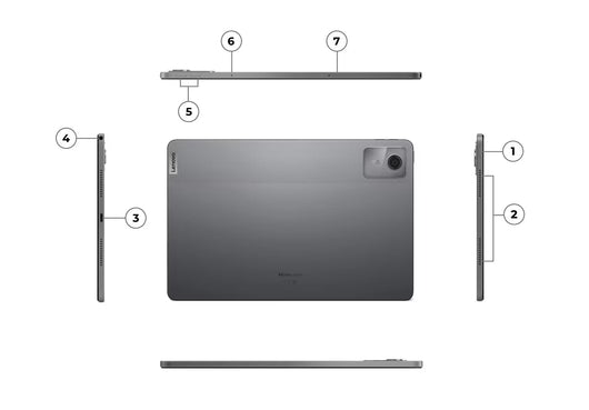 TABLET-LENOVO-M11-8G-128GB-11 Inch- Wi-Fi and calls -LUNA GREY- Folio Case+Pen / TB330XU.
