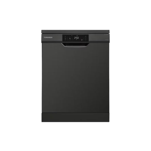 Dishwasher-TORNADO-60 cm-15 Person-8 Program-Digital-Black-Turky-3Yrs / TDV-FN158CBK.