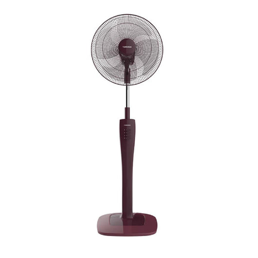 Fan-TORNADO-Stand-16 Inch-With 4 Plastic Blades and 3 Speeds-Grey Or Maroon-Egypt-1Yrs / TSF-74.