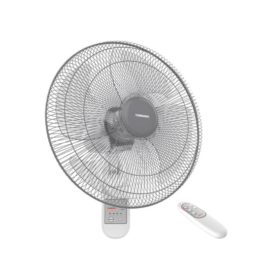FAN-TORNADO-Wall-16 Inch-4 Plastic Blades-Remote Control-White-Egypt-5Yrs / TWF-30.