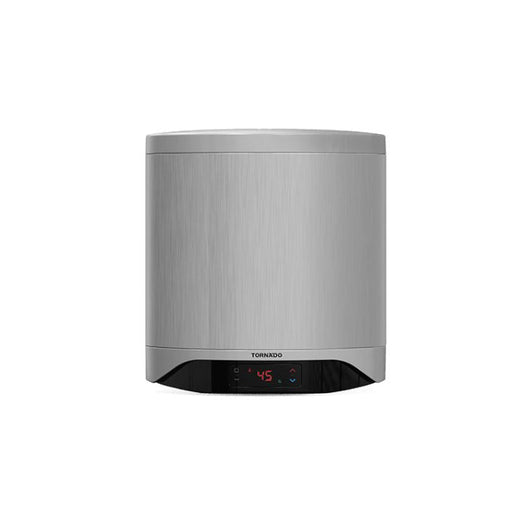 Water Heater-TORNADO-Electric-30 Liter-Enamel-Digital-Silver-Egypt-5Yrs / TEEE-30DS.