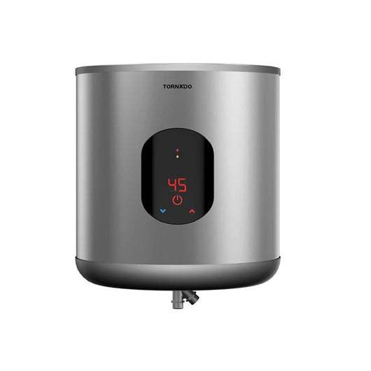 Water Heater-TORNADO-Electric-35 Liter-Digitel-Silver-Egypt-10Yrs / EWH-S35CSE-S.