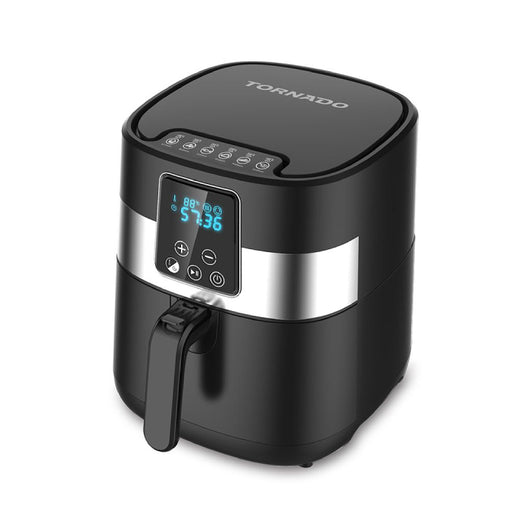 Air Fryer-TORNADO-3 Liter-1300 Watt-LED Display-Black-China-1Yrs / THF-133D.