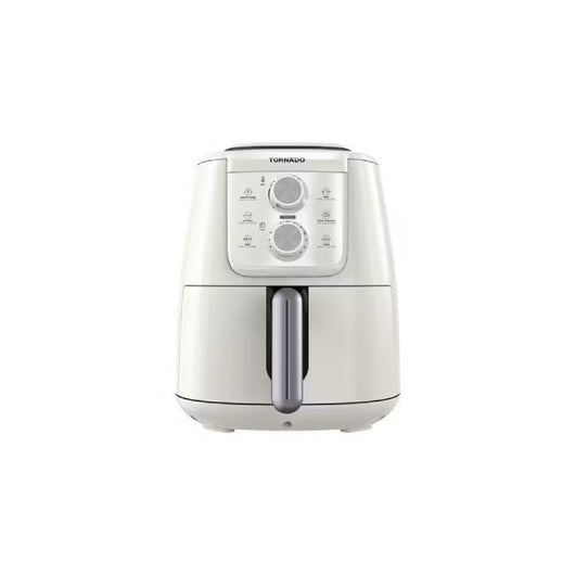 Air Fryer-TORNADO-1550 Watt-4 Liter-Manual Control-Creamy x Silver-Turkey-1Yrs / THF-1554M-XL-CS.