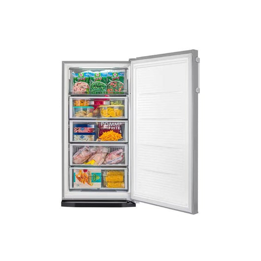Deep Freezer-TORNADO-No Frost-5 Drawers-185 Liter-Silver-Egypt-10Yrs / RH-H18T-SL.