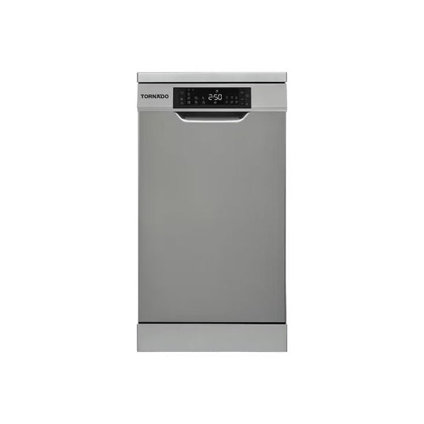 Dishwasher-TORNADO-45 cm-10 Person-7 Program-Digital-Dark Silver-Turky-3Yrs / TDV-FN107DDS.