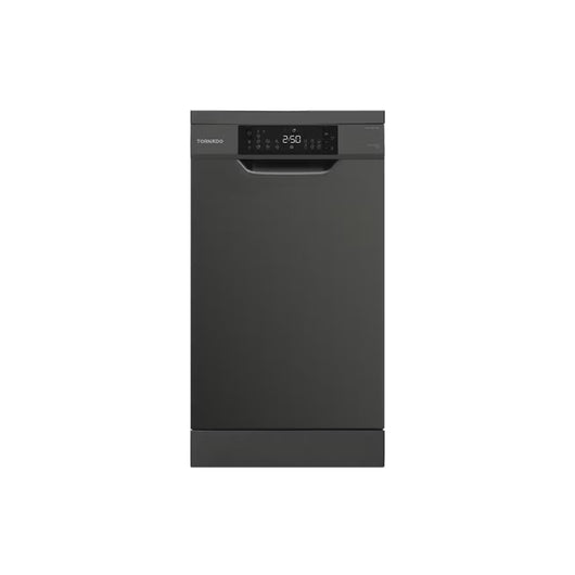 Dishwasher-TORNADO-45 cm-10 Person-7 Program-Digital-Black-Turky-3Yrs / TDV-FN107CBK.