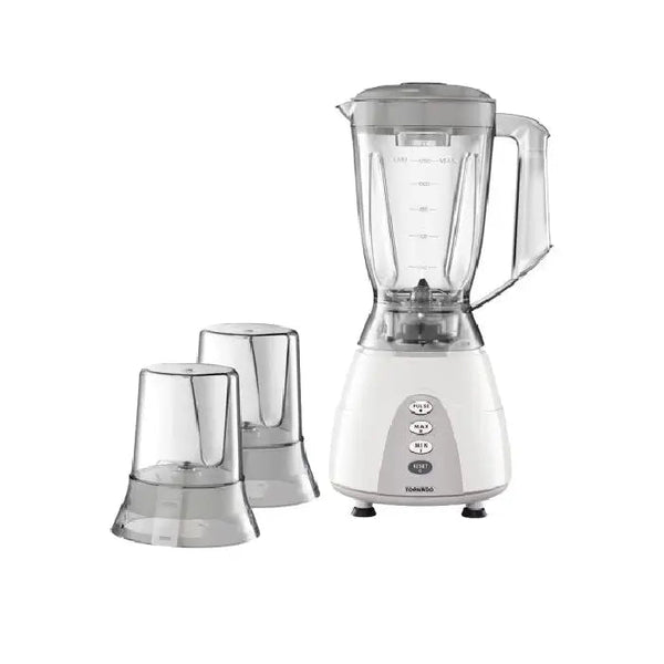 TORNADO Electric Blender 500 Watt 1.5 Liter 2 Mills Gray MX5200/2 GRAY.