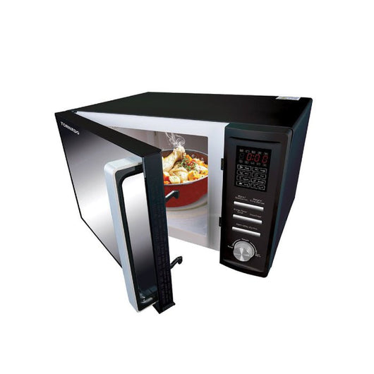 Microwave-TORNADO-Grill-36 Liter-1000 Watt-8 Menus-Black-Egypt-1Yrs-MOM-C36BBE-BK.