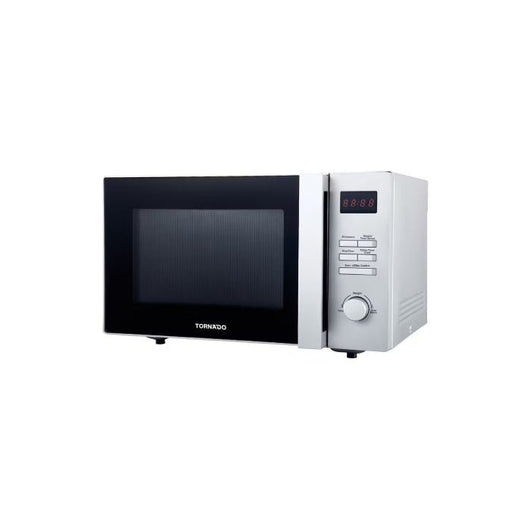Microwave-TORNADO-Solo-25 Liter-900 Watt-8 Menus-Silver-Egypt-1Yrs / TMD-25SE-S.