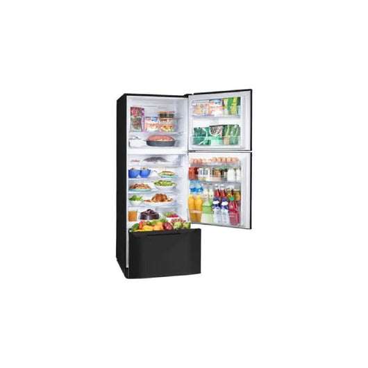 Refrigerator-TORNADO-Inverter-No Frost-3Doors-351 Liter-Black-Egypt-10Yrs / RF-45FTV-BK.