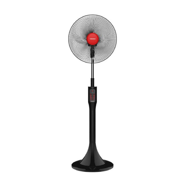 FAN-TORNADO-Stand-16 Inch-With 4 Plastic Blades and 3 Speeds-Black-Egypt-1Yrs / EFS-111M.