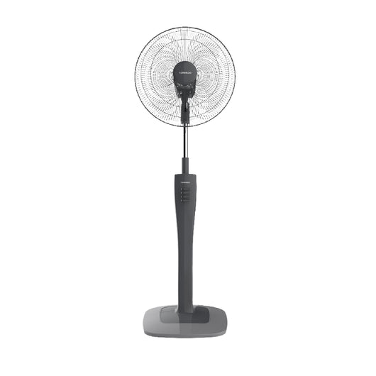 Fan-TORNADO-Stand-16 Inch-With 4 Plastic Blades and 3 Speeds-Grey Or Maroon-Egypt-1Yrs / TSF-74.
