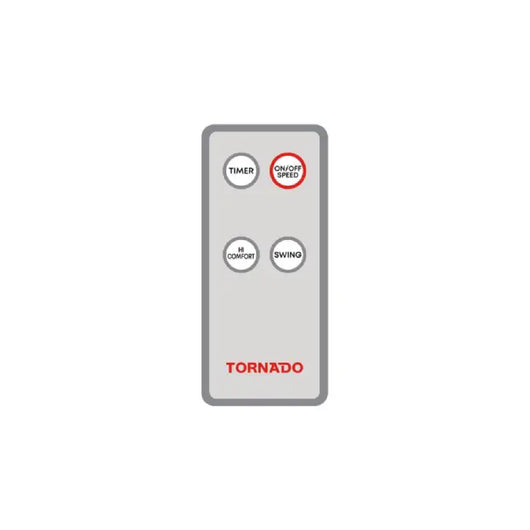 Fan-TORNADO-Wall-16 Inch-4 Blades-Remote-White-Egypt-5Yrs / EPS-16RW.