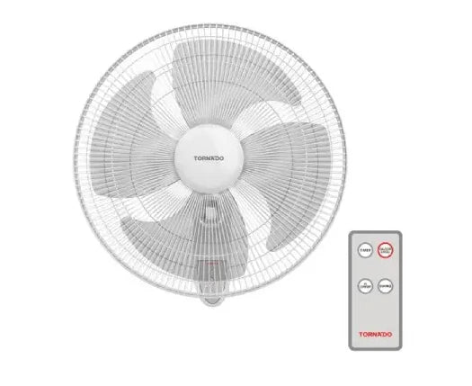 Fan-TORNADO-Wall-16 Inch-4 Blades-Remote-White-Egypt-5Yrs / EPS-16RW.