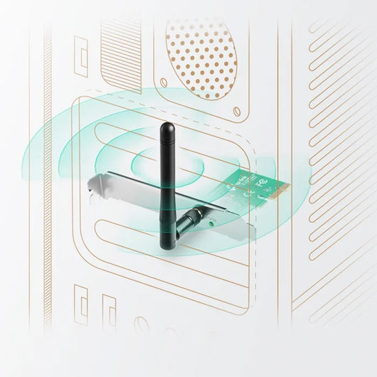 TP-Link TL-WN781ND 150Mbps Wireless N PCI Express Adapter.