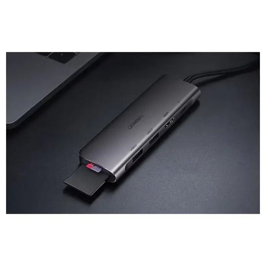 UGREEN USB-C to 2 Ports USB3.0-A Hub + HDMI + TF/SD with PD Power Supply 6 -in -1 CM195.