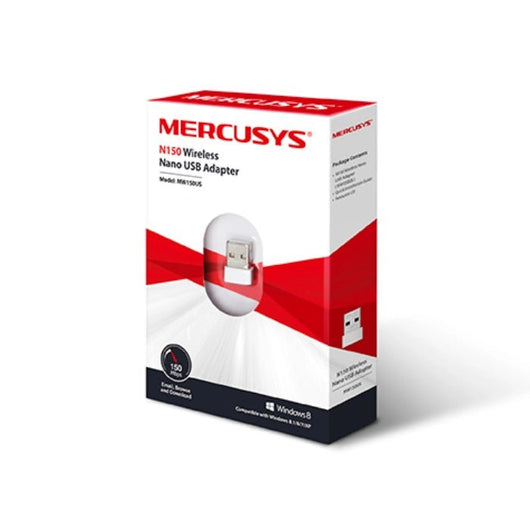 USB ADAPTER-MERCUSYS-Wireless Nano-N150-MW150US.