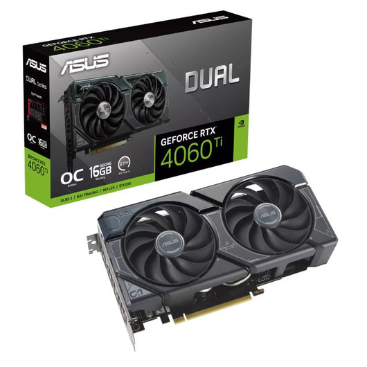 VGA-ASUS-DUAL-NVIDIA GeForce RTX 4060 TI O16G GDDR6-EVO-OC EDITION / 90YV0JH8-M0NA00.