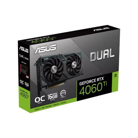 VGA-ASUS-DUAL-NVIDIA GeForce RTX 4060 TI O16G GDDR6-EVO-OC EDITION / 90YV0JH8-M0NA00.