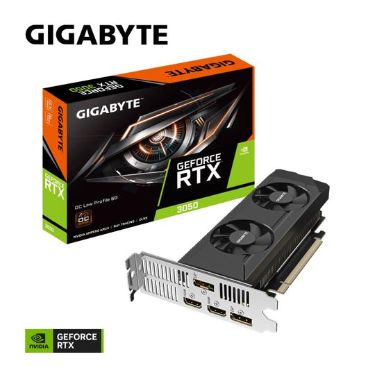 VGA-GIGABYTE-NVIDIA GeForce RTX 3050 OC LOW PROFILE 6G / GV-N3050OC-6GL.