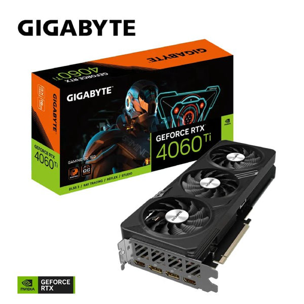 VGA-GIGABYTE-NVIDIA GeForce RTX 4060 TI GAMING OC 16G / GV-N406TGAMING.