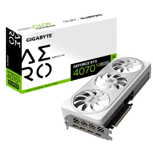 VGA-GIGABYTE-NVIDIA GeForce RTX 4070 TI SUPER AERO OC 16G / GV-N407TSAERO.