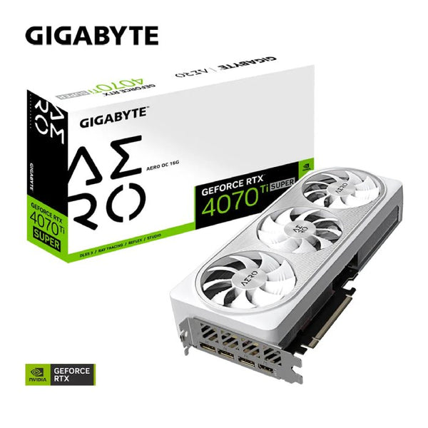 VGA-GIGABYTE-NVIDIA GeForce RTX 4070 TI SUPER AERO OC 16G / GV-N407TSAERO.