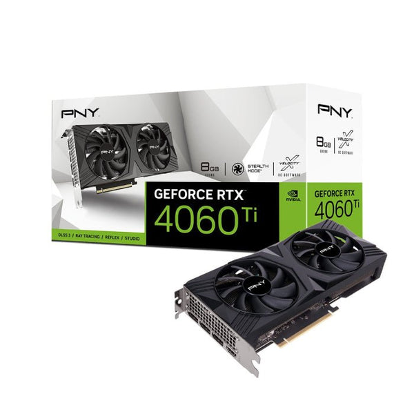VGA-PNY GeForce RTX 4060 Ti 8GB-Verto Dual Fan Graphics Card DLSS 3.