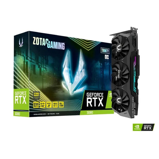 VGA ZOTAC GAMING GeForce RTX 3080 Trinity OC LHR 10GB GDDR6X Graphics Card