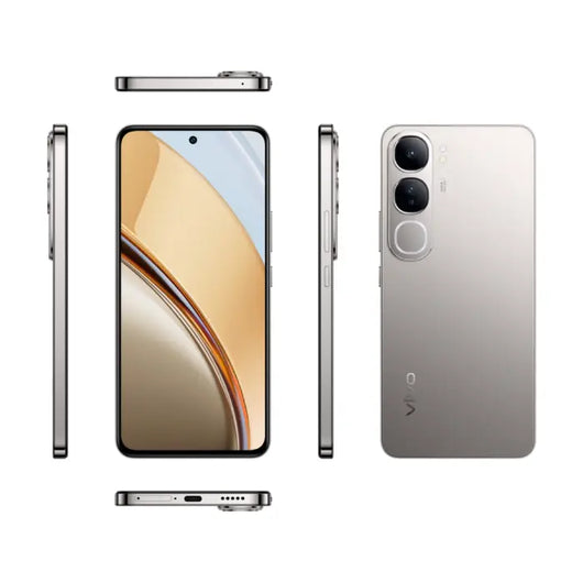 VIVO V40 LITE, Dual SIM 128GB, 8GB RAM, 4G LTE - Titanium Silver.
