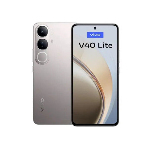 VIVO V40 LITE, Dual SIM 128GB, 8GB RAM, 4G LTE - Titanium Silver.