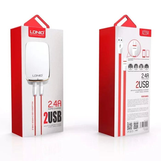 WALL CHARGER-LDNIO-A2204-TYPE-C.