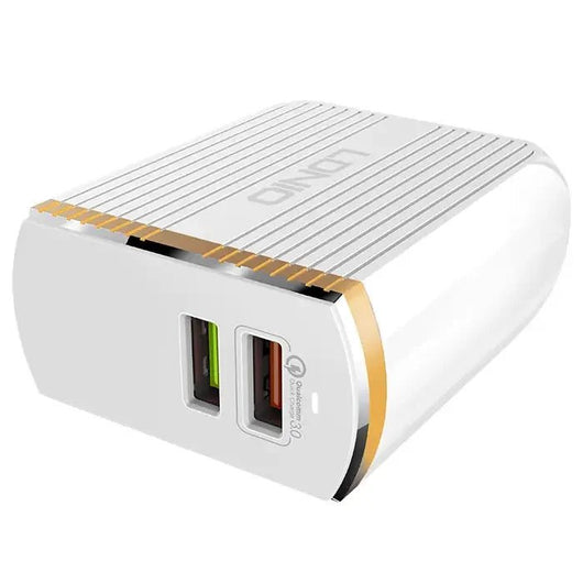 WALL CHARGER-LDNIO-A2502Q-LIGHTNING.