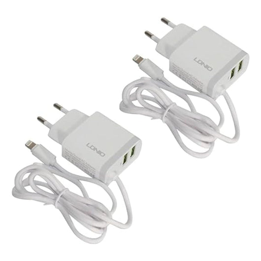 WALL CHARGER-LDNIO-A321-LIGHTNING.