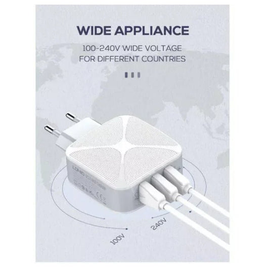 WALL CHARGER-LDNIO-A3310Q-TYPE-C.