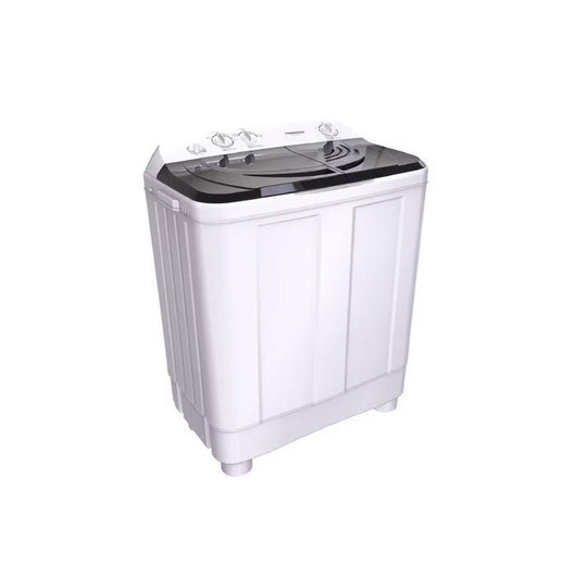 Washing Machine-TORNADO-Half Automatic-10 Kg-Pump-White x Black-Egypt-5Yrs / TWH-Z10DNEP-W(BK).