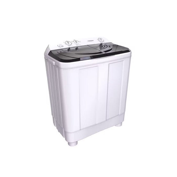 Washing Machine-TORNADO-Half Automatic-10 Kg-Pump-White x Black-Egypt-5Yrs / TWH-Z10DNEP-W(BK).