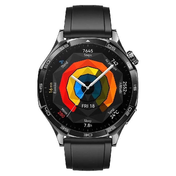 Huawei Watch GT 5 46mm Smartwatch - AMOLED, Black Strap – Smart Shop
