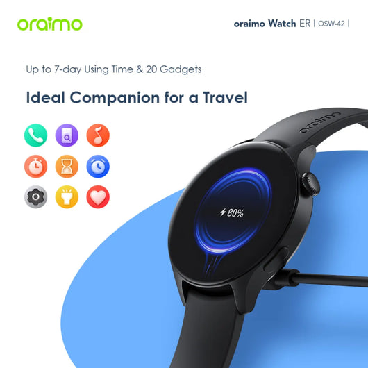 WATCH-SMART-ORAIMO-wireless call-OSW-42-BLACK / 4895180799570.