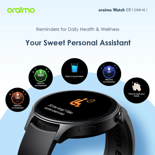 WATCH-SMART-ORAIMO-wireless call-OSW-42-BLACK / 4895180799570.