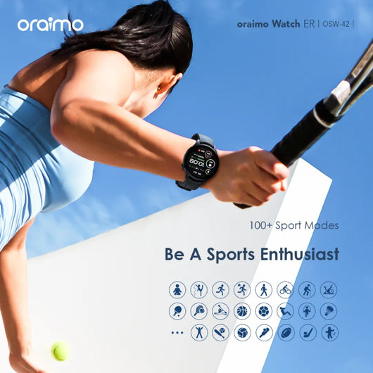 WATCH-SMART-ORAIMO-wireless call-OSW-42-BLACK / 4895180799570.